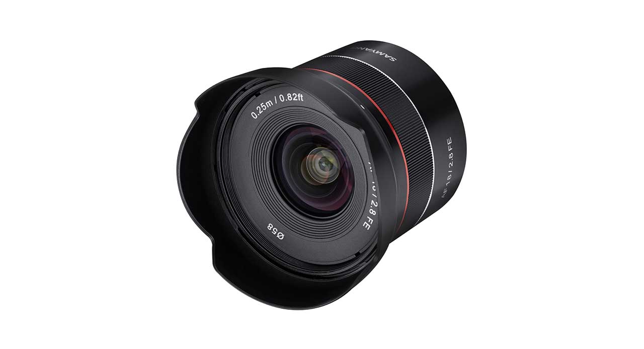 Samyang unveils AF 18mm f/2.8 for Sony FE