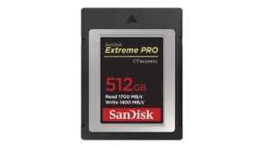 SanDisk Extreme Pro CFexpress cards listed on Amazon