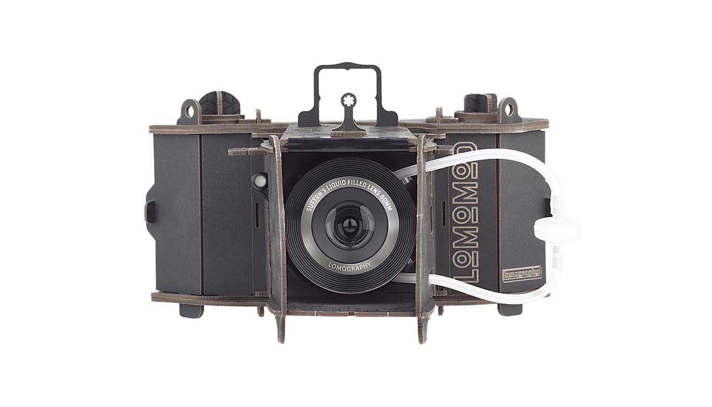 Lomography LomoMod No.1 is cardboard medium format camera with a liquid lens