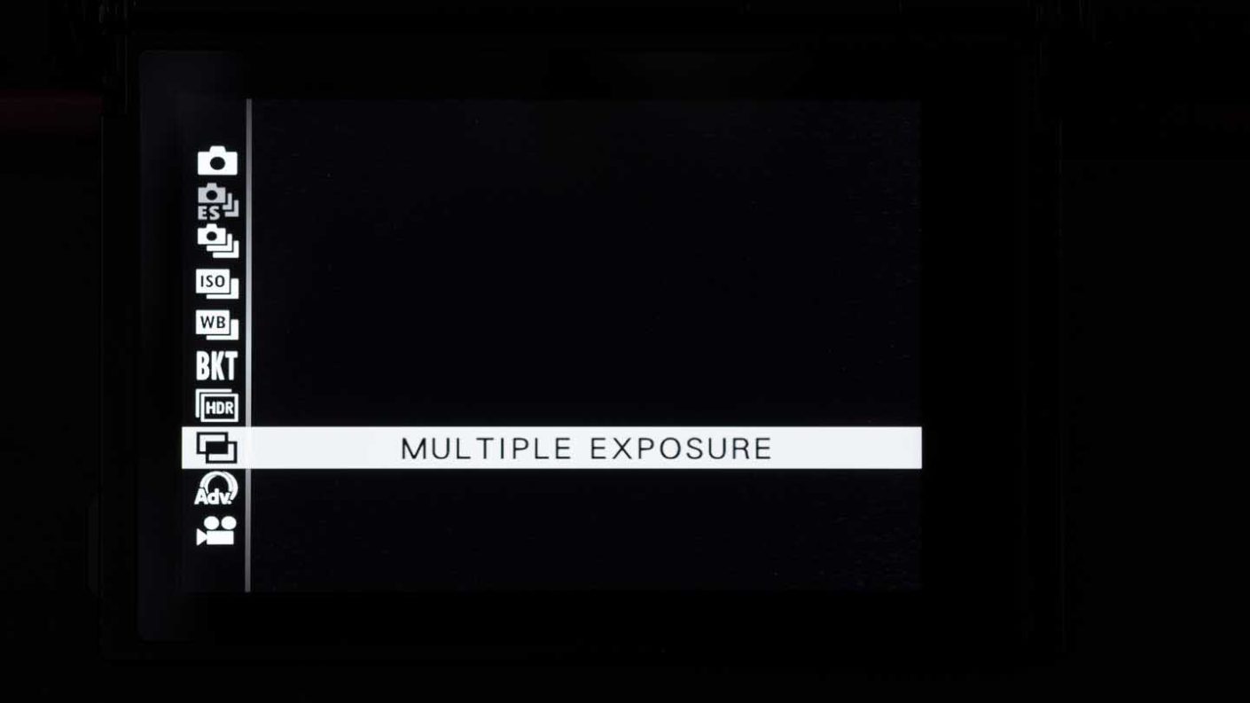 How to use the Fujifilm Multiple Exposure Mode