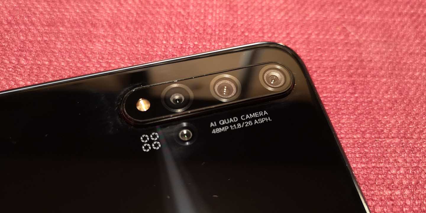The Huawei Nova 5T boasts a quad camera setup with a 48-megapixel main sensor
