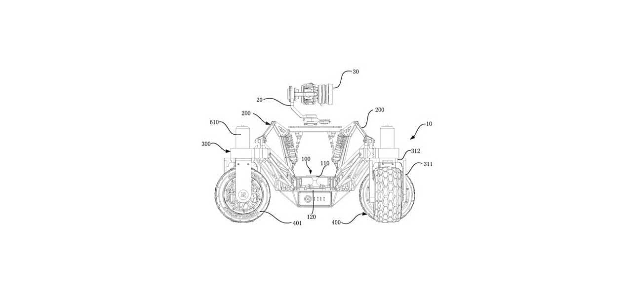 New DJI patent shows motorised car with camera