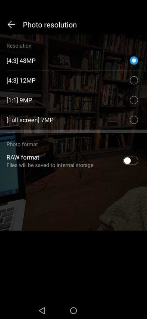 How to use the Huawei Nova 5T Pro camera mode
