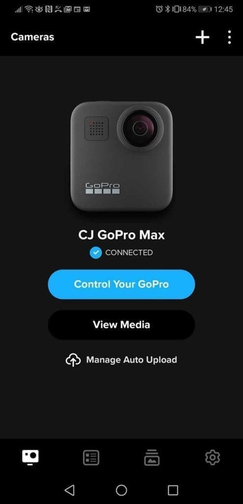 Setting up your GoPro Max: first steps
