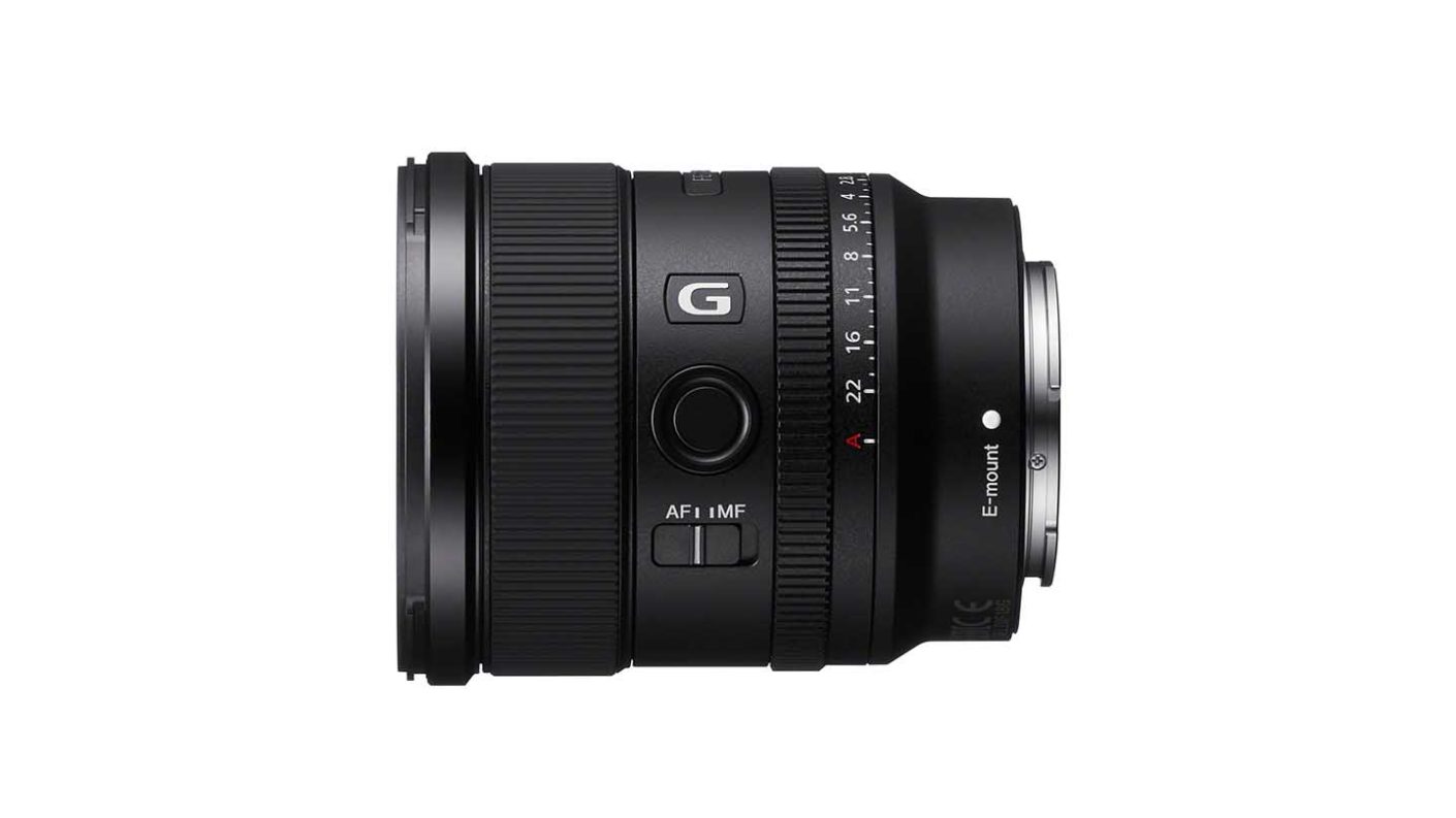 Sony launches FE 20mm f/1.8 G wide-angle prime lens
