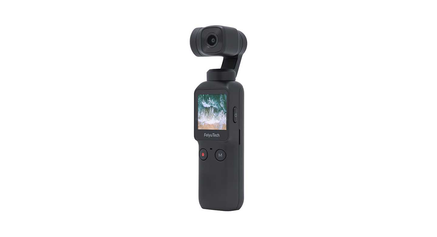 New Feiyu Pocket handheld gimbal shoots 4K at 60p, 6-axis stabilisation