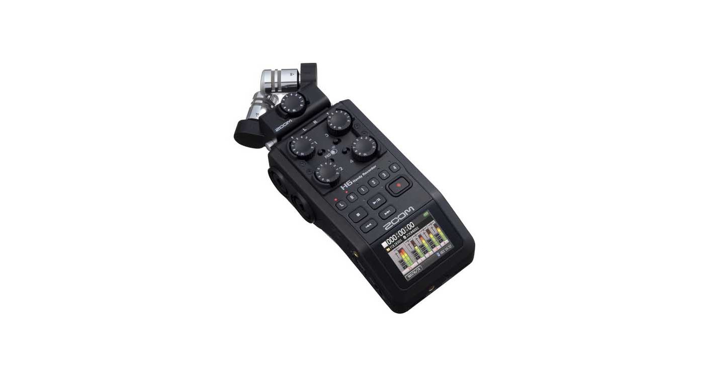 Zoom launches H6 All Black 6-track portable audio recorder