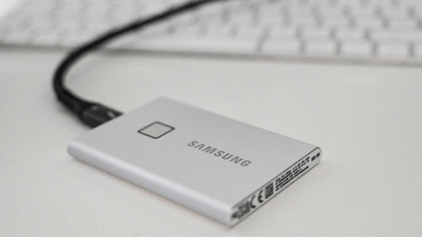 Expertenbewertung der Samsung T7 Touch Portable SSD