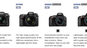 Nikon D3500 D5600 discontinued