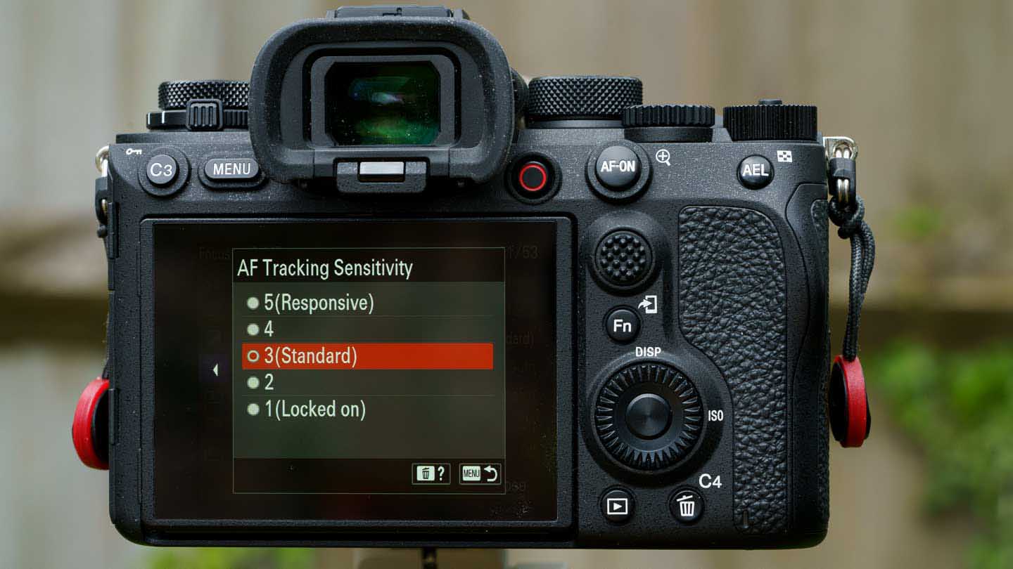 Sony A1 review AF Tracking Sensitivity