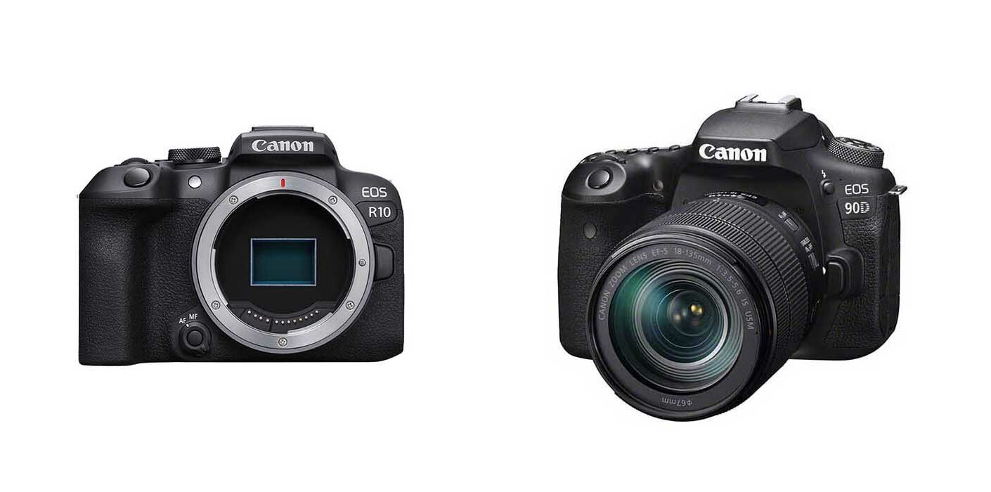 Canon EOS R10 vs 90D