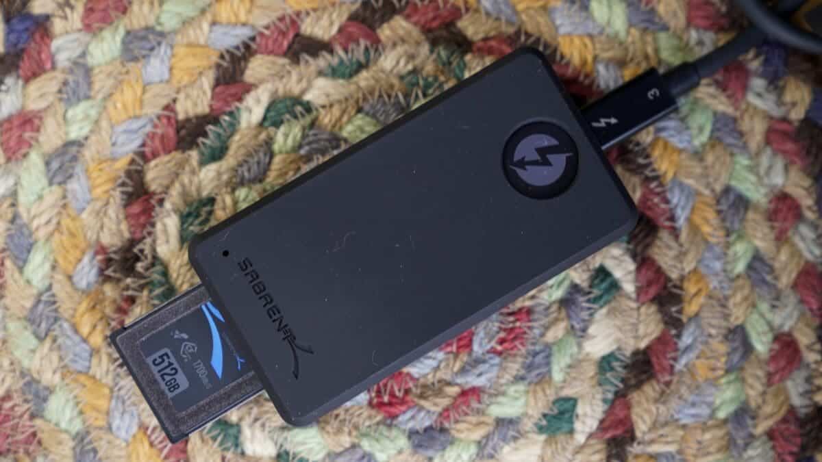Ready to post: SABRENT Thunderbolt 3 & USB 3 to CFexpress card reader