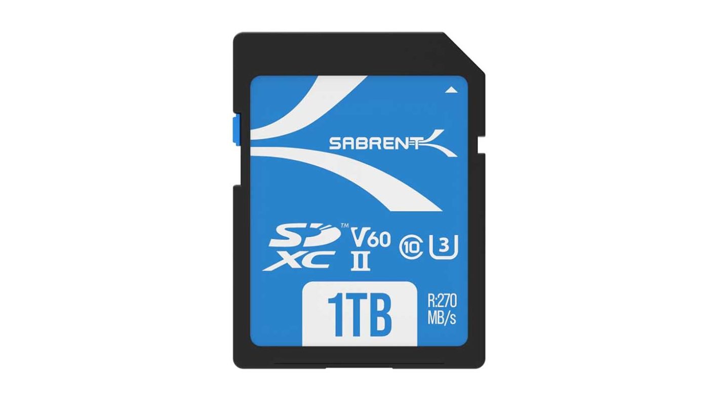 Sabrent announces Rocket V60 UHS-II SD card