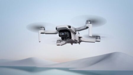 DJI Mini 2 SE in the air
