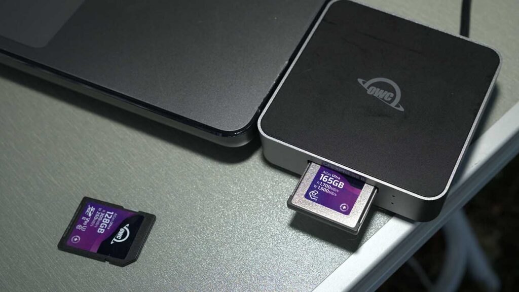 OWC Atlas Dual CFexpress + SD Card Reader