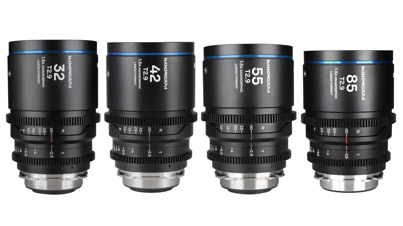 Laowa Nanomorph LF 1.5x anamorphic lenses