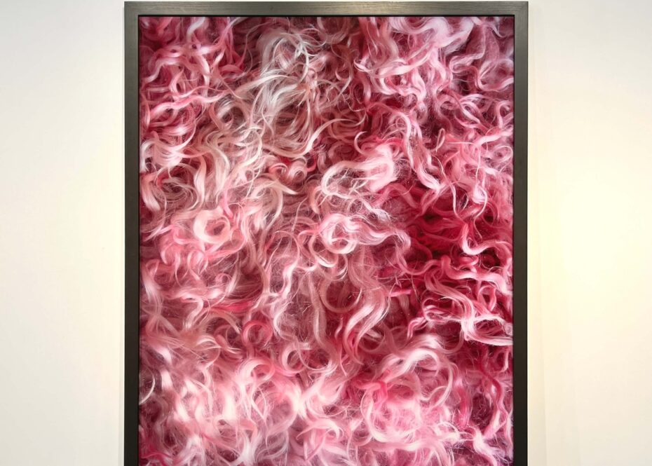 A close up picture of Boris Becker's ex-wife's pink carpet