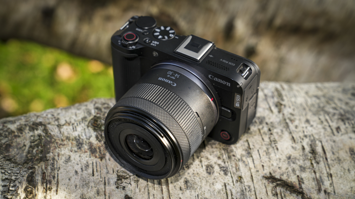 Canon EOS R50 V top angle