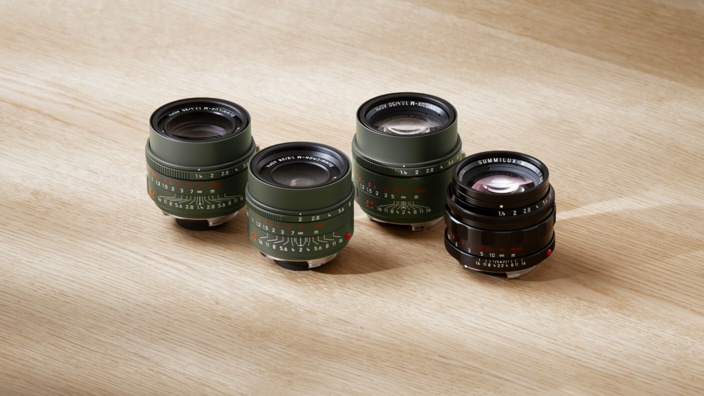 Leica Summilux-M 35 f/1.4 ASPH, Leica Summilux-M 50 f/1.4 ASPH, and Leica Summicron-M 28 f/2 ASPH, Leica Summilux-M 50 f/1.4
