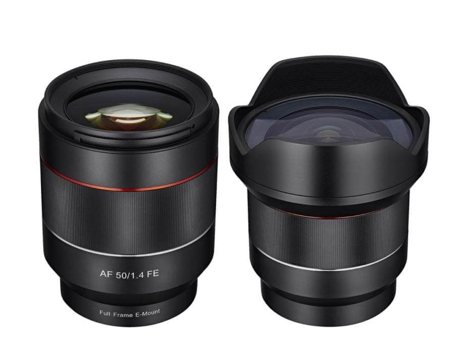 Samyang 14mm and 50mm Autufocus Lens