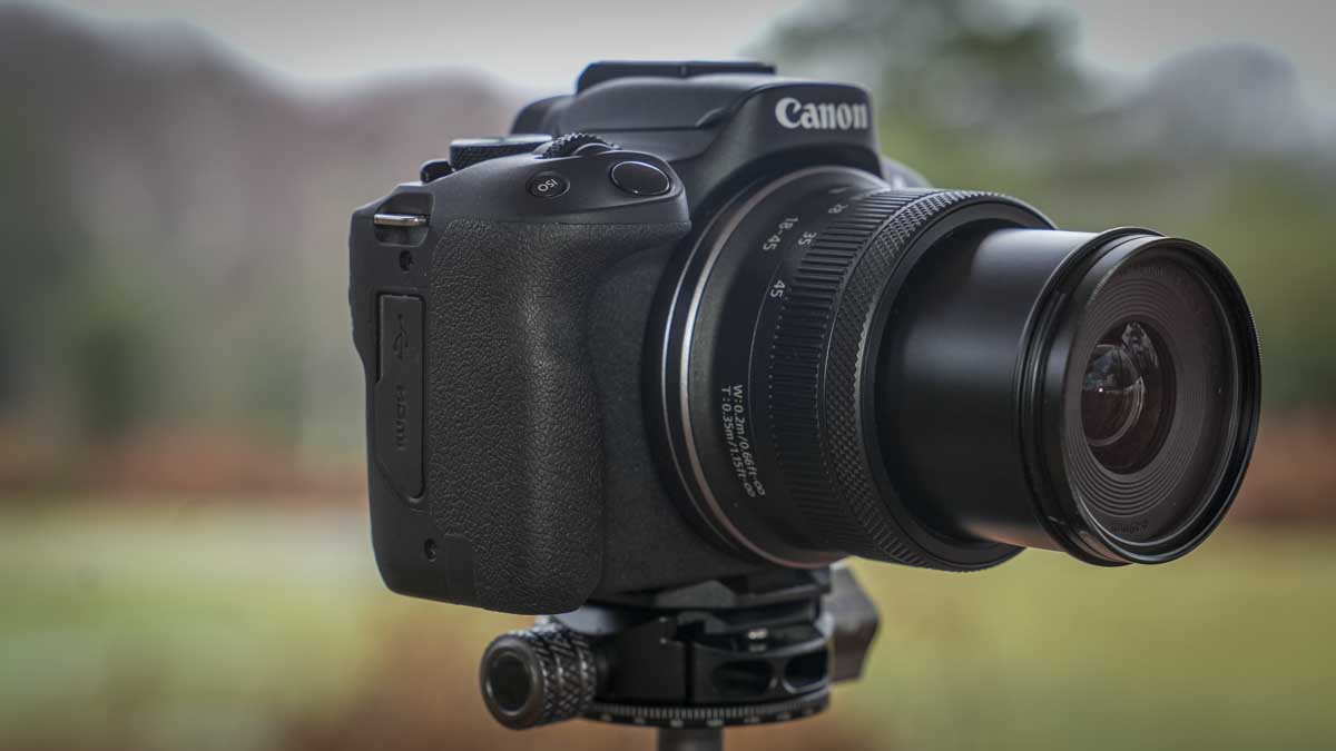 Canon EOS R50 Review - right angle