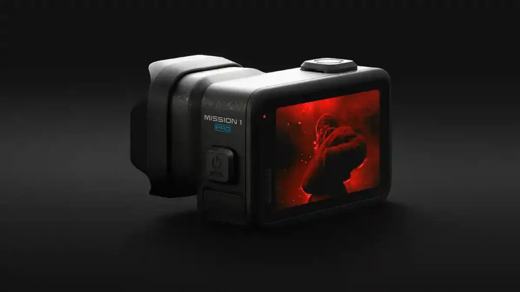 GoPro Mission One rear screen