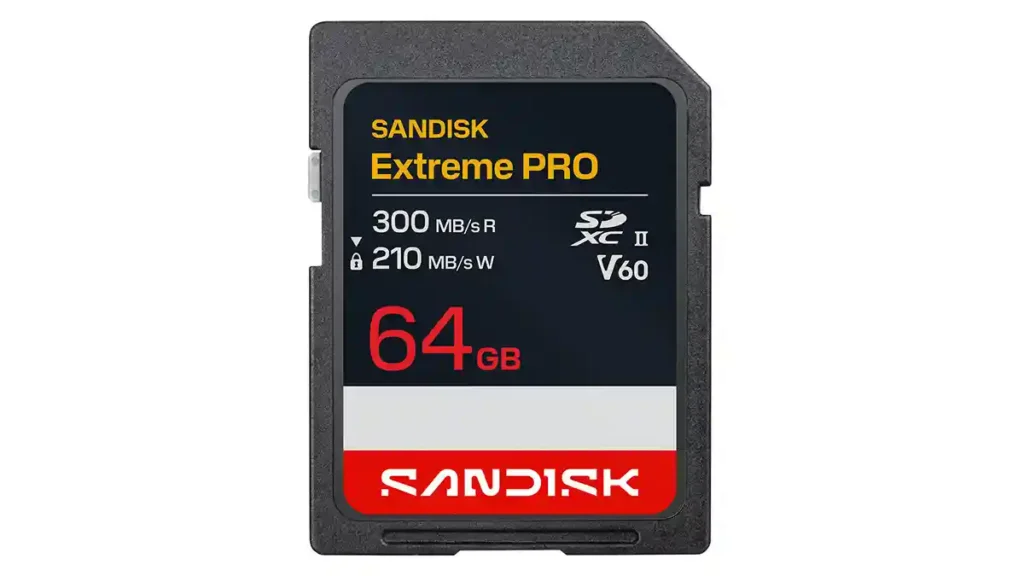 SanDisk Extreme PRO V60 SDXC boosts 6K workflow