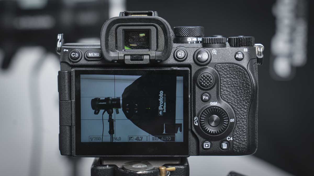 Sony A7 V review - back view