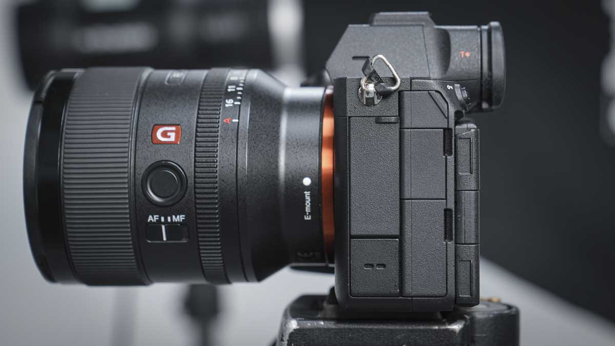 Sony A7 V review - side ports