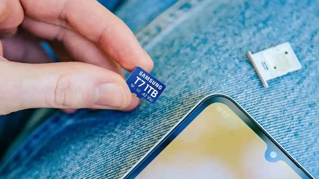 Samsung T7 T9 microSD cards