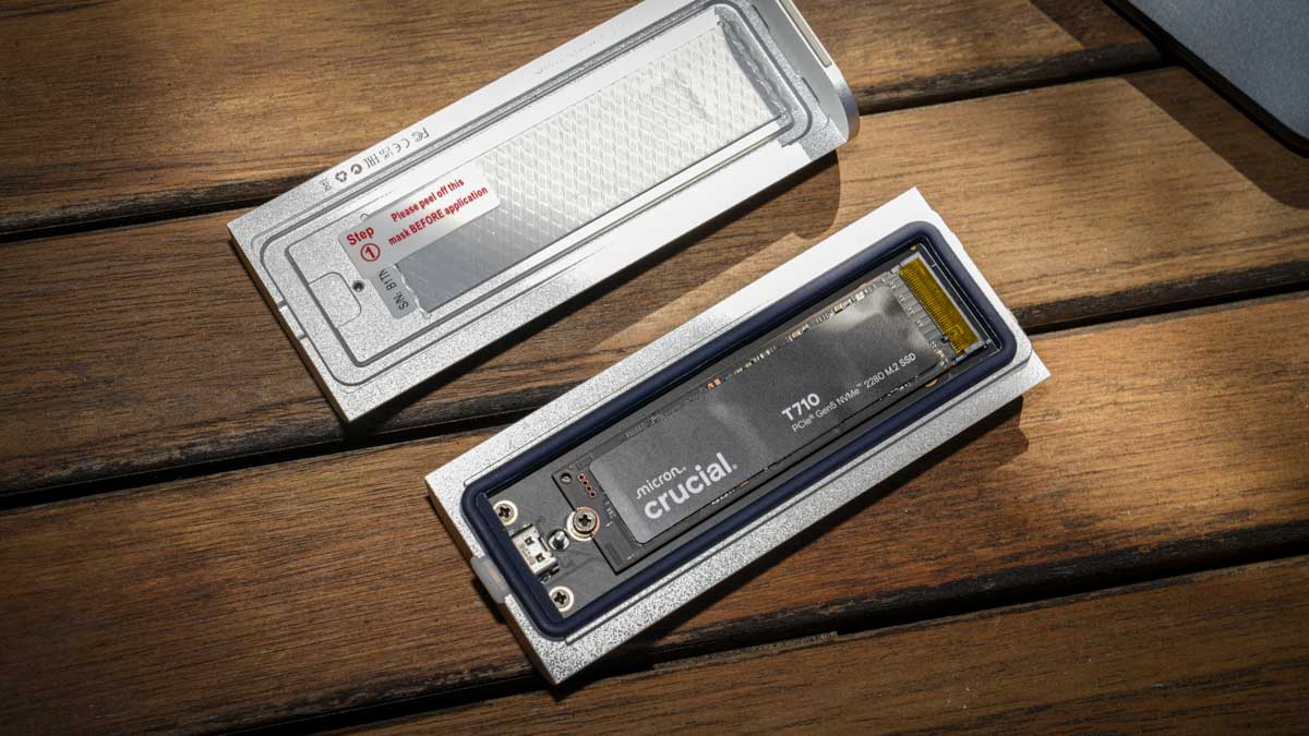 TerraMaster D1 SSD review - ssd installed