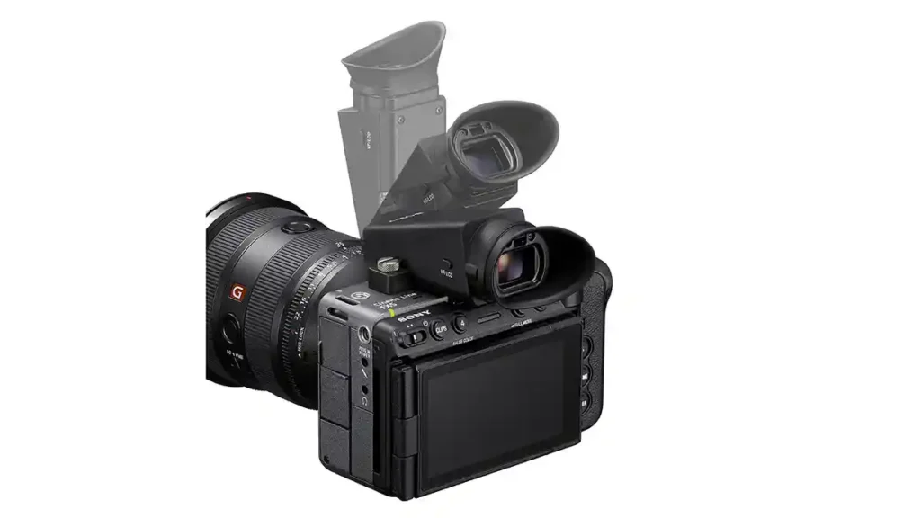 Sony FX5 articulated EVF