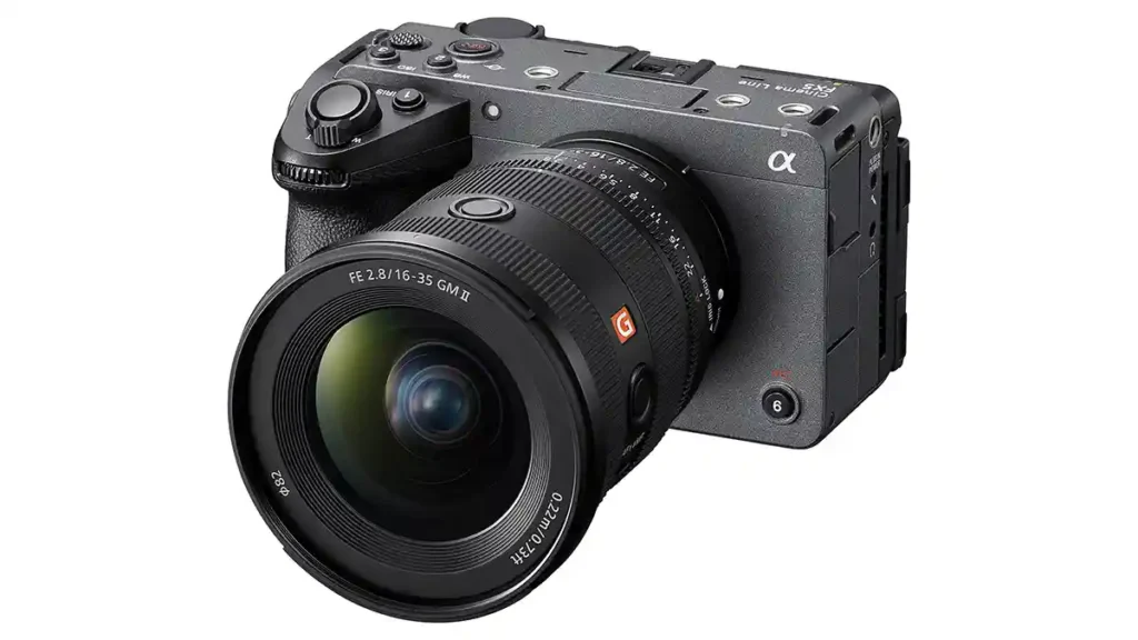 Sony FX5 side angle view