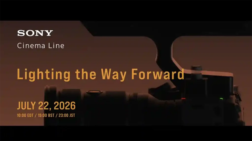 Sony Cinema Line camera teaser