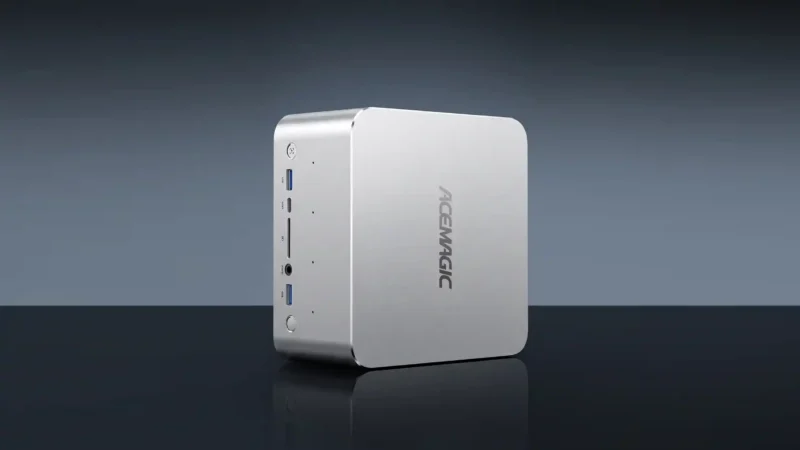 ACEMAGIC F9A puts OCuLink in a two-litre aluminium Strix Halo box