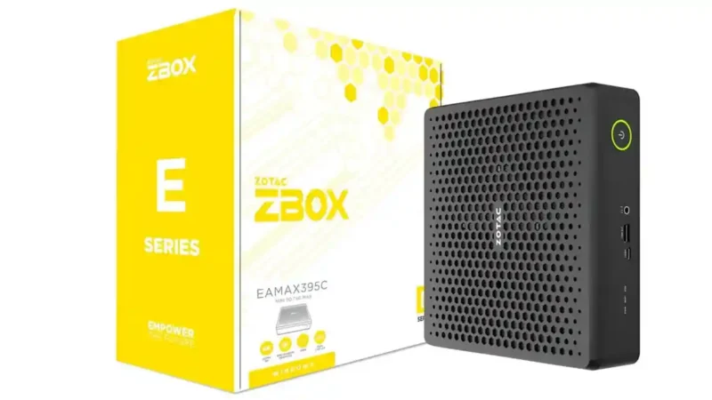 ZOTAC ZBOX MAGNUS EAMAX395C drives four displays from a 2.65-litre box