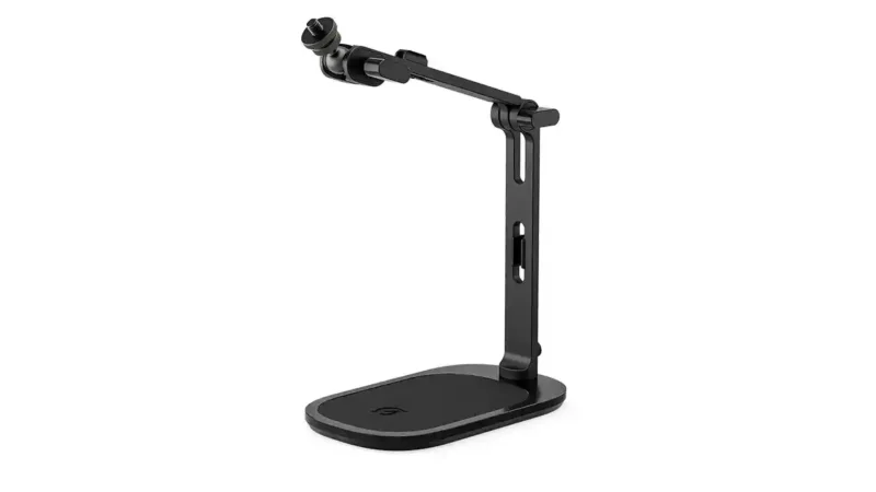 RØDE DS3 desktop arm holds 1.5kg without clamping to your desk