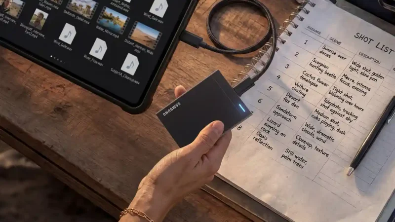 Samsung’s P9 and P7 portable SSDs bring USB4 speed to card offloading
