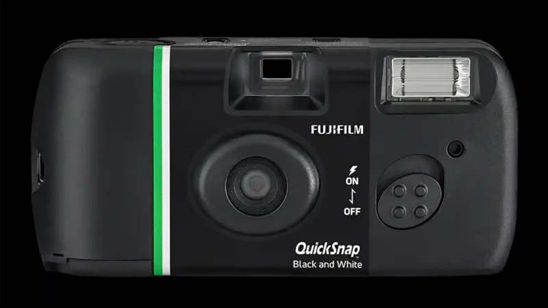 Fujifilm marks 40 years of QuickSnap with its first black and white disposable camera