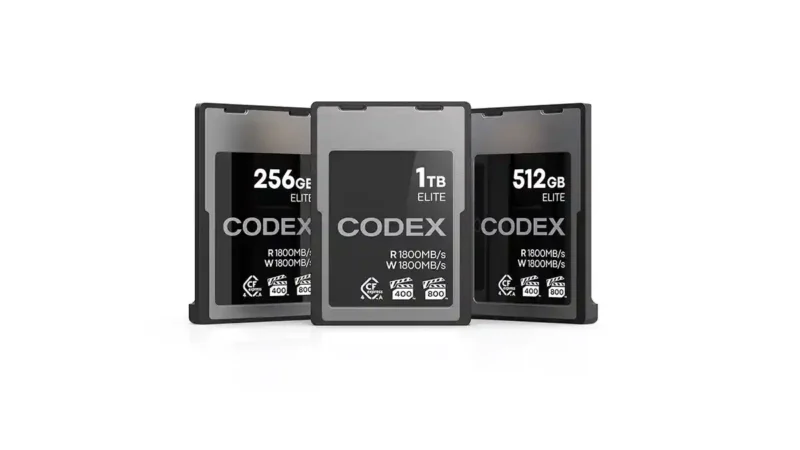CODEX to launch new CFexpress card range and media reader
