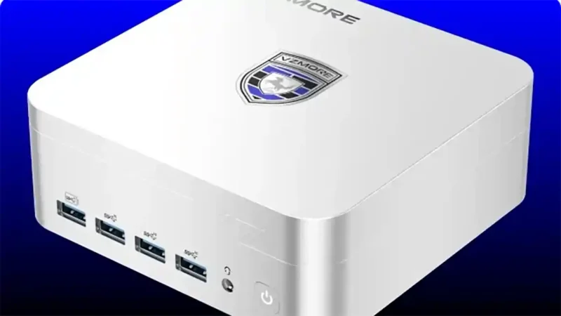German brand VZMORE debuts four mini PCs — including an unusual Strix Halo chip