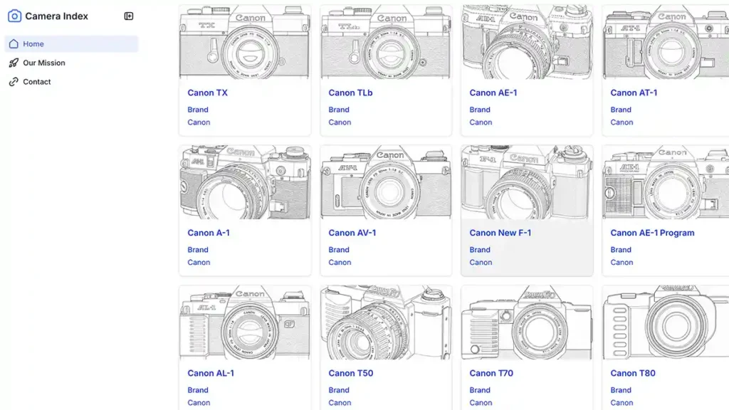 Camera Index
