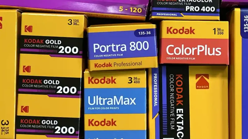 Eastman Kodak’s new still film range is now on sale in Europe