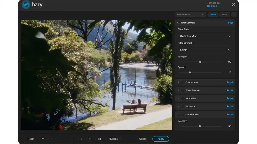 FilmConvert Hazy for Lightroom