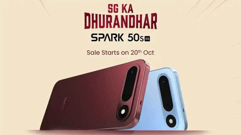 Tecno Spark 50s and Spark 50C price, specifications and availability announced