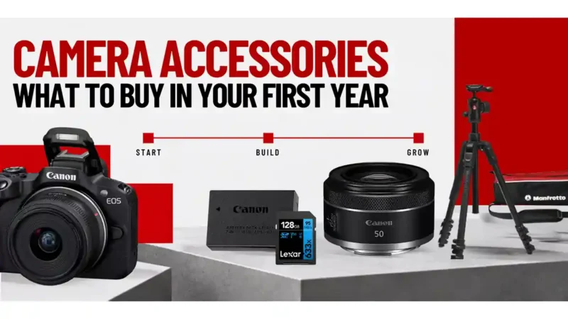 Camera accessories for beginners: what to buy in your first year